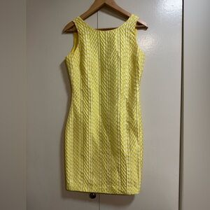 Belle Badgley Mischka Dress Yellow Size 4